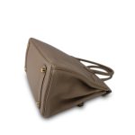 Birkin 30 Etoupe Togo Gold Plated C Stamp - Image 17