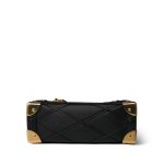Louis Vuitton Black Side Trunk Malletage Leather - Image 11