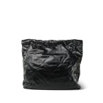 23C So Black Calfskin Quilted 22 Hobo Bag Medium - Image 7