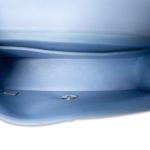21C Sky Blue Lambskin Quilted Single Flap Mini Rectangular Light Gold Hardware - Image 11