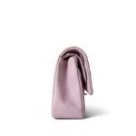 21S Light Pink Caviar Quilted Medium Classic Flap Light Gold Hardware - Image 4