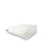 White Calfskin Quilted Mini 22 Bag Aged Gold Hardware - Image 8