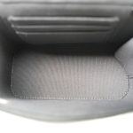 Black Velvet Quilted Small Vanity Case Black Hardware - Image 14