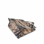 Dior Navy/Pink Tie Dye Canvas Embroidery Book Tote Large - Image 7