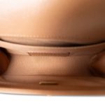 21K Caramel Caviar Quilted Small Boy Bag Light Gold Hardware - Image 11