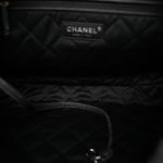 24A Black Denim Chanel Tufted 22 Hobo Bag Small - Image 12