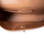 22S Caramel Lambskin Quilted Small Classic Flap Light Gold Hardware - Image 10
