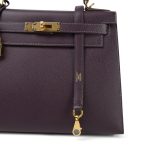 Kelly 28 Raisin Navy Epsom Gold Plated A Stamp HSS - Image 17