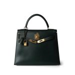 Kelly 28 Vert Fonce Box Calfskin Gold Plated [A] Stamp - Image 19