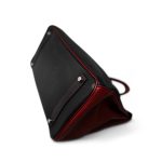 Birkin 35 Black/Red Togo Palladium Plated [N] Stamp - Image 7