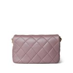 24P Pearly Pink Charm Single Flap Aged Gold Hardware - Image 3
