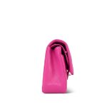 22K Pink Caviar Quilted Classic Flap Medium Light Gold Hardware - Image 3