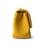 18S Yellow Caviar Quilted Mini Square Flap LGHW - Image 2