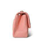 Peach Lambskin Quilted Mini Square Flap LGHW - Image 5