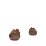 Hermès Box Calfskin Oran Sandals Gold Size 37.5 - Image 3