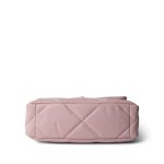 Rose Clair Lambskin Quilted 19 Flap Small Mixed Hardware - Image 6
