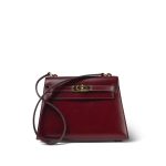 Mini Kelly 20 Rouge H Box Calfskin Gold Plated R Circle Stamp