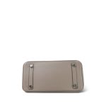 Birkin 25 Gris Asphalt Taurillon Novillo Palladium Plated Y Stamp - Image 14