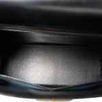 Kelly 28 Sellier Black Box Calfskin Gold Plated U Circle Stamp - Image 14