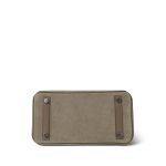 Birkin 25 Etoupe Swift and Grizzly Palladium Plated U Stamp - Image 12