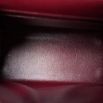 Mini Kelly Tri-Color (Vert Fonce / Rouge H / Blue Indigo) Box Calfskin Gold Plated P Circle Stamp - Image 12
