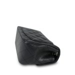 Charcoal Caviar Quilted Mini Square Flap Silver Hardware - Image 6