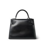 Vintage Kelly 28 Black Box Calfskin Gold Plated - Image 16