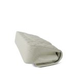 24S Light Grey Caviar Quilted Classic Flap Medium LGHW - Image 10