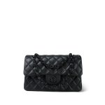 So Black Lambskin Quilted Classic Flap Small - Image 11