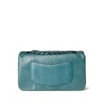 Turquoise Python Medium Classic Double Flap - Image 3
