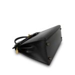 Kelly Sellier 28 Black Box Calfskin Gold Plated (U) Stamp - Image 20