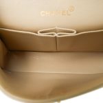 Light Beige Lambskin Quilted Classic Flap Small Gold Hardware - Image 14