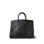 Birkin 35 Black Ardennes Gold Plated [G] Stamp - Image 7