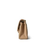Vintage Light Beige Lambskin Quilted Classic Flap Small GHW - Image 2