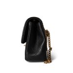 Sweet Camelia Single Flap Black Lambskin Quilted Aged GHW - Image 4
