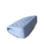 21C Sky Blue Lambskin Quilted Classic Flap Medium LGHW - Image 10