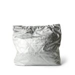 23P Silver Metallic 22 Hobo Bag Medium Aged Silver Hardware - Image 5
