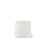 White Calfskin Quilted Mini 22 Bag Aged Gold Hardware - Image 4