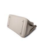 Birkin 30 Craie Togo Palladium Plated C Stamp - Image 12