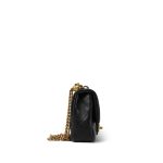 Black Caviar Quilted Mini Sweetheart Single Flap Bag Aged GHW - Image 8