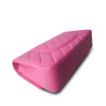 Pink Lambskin Quilted Classic Flap Medium Silver Hardware - Image 4