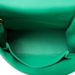 Kelly 25 Retourne Menthe Togo Gold Plated Z Stamp - Image 15