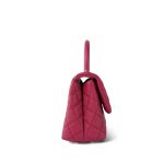 20A Fuchsia Caviar Quilted Small Coco Handle LGHW - Image 7