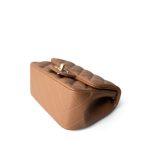 18S Beige Caviar Quilted Mini Square Flap Light Gold Hardware - Image 10
