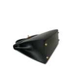 Kelly 32 Black Box Calfskin Gold Plated (A) Stamp - Image 8