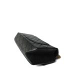 23P Black Aged Calfskin Quilted Mini Reissue 2.55 Flap Aged Gold Hardware - Image 10