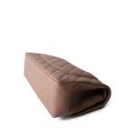 17B Dark Beige Caviar Quilted Classic Flap Jumbo Silver Hardware - Image 8