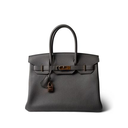 Birkin 30 Etain Veau Togo Rose Gold Plated Z Stamp