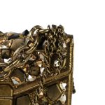Bronze Métiers d'Art Gem-Encrusted Small Flap Bag - Image 14