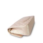 21S Pearly Beige Calfskin Classic Flap Medium Light Gold Hardware - Image 7